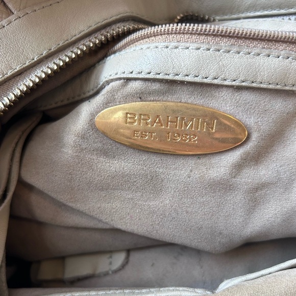 Brahmin tan leather large hang bag - Picture 4 of 11